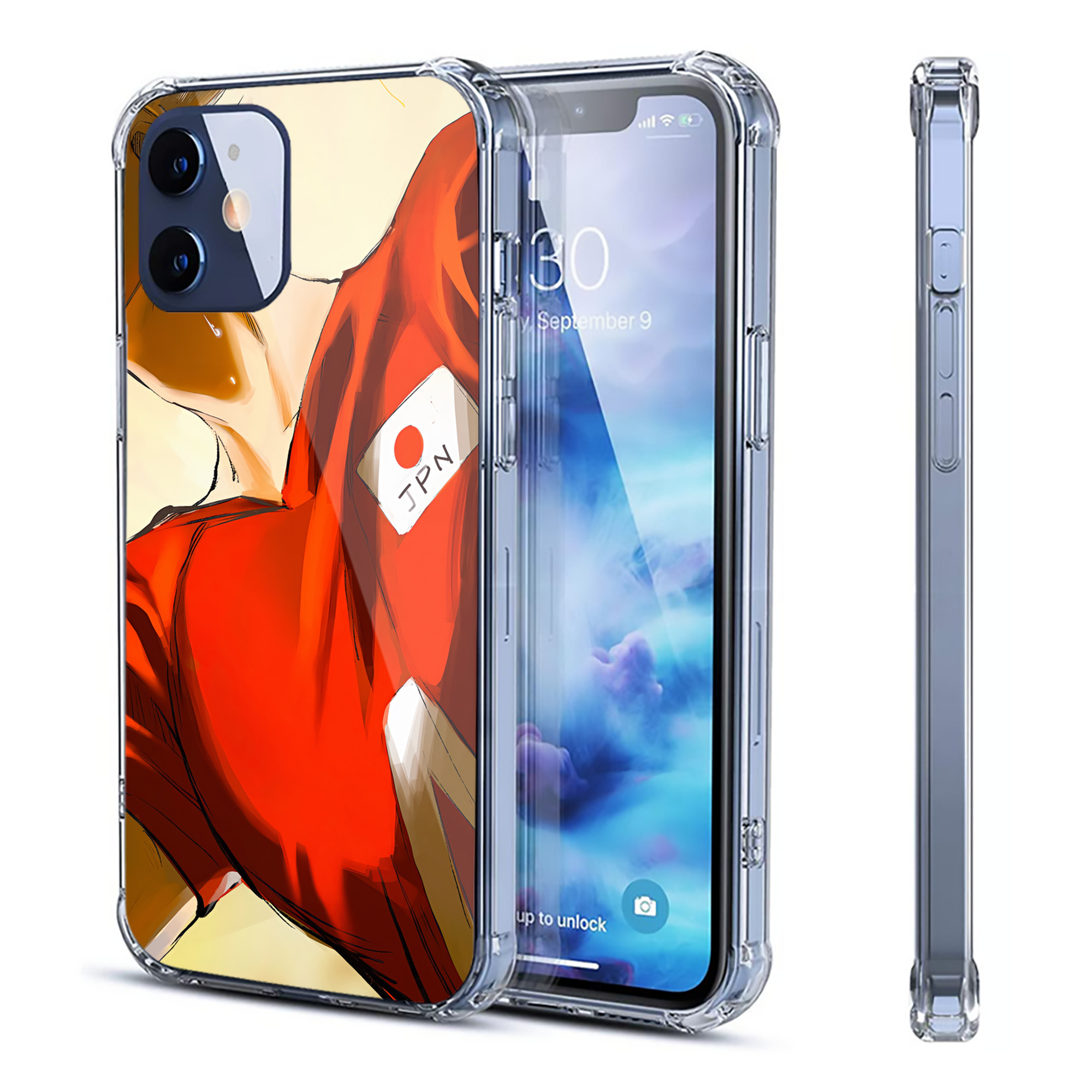 （画像用） ハイキュー!! Haikyu!! 【iPhone 12シリーズ対応】透明スマホケース（クリアソフトケース）